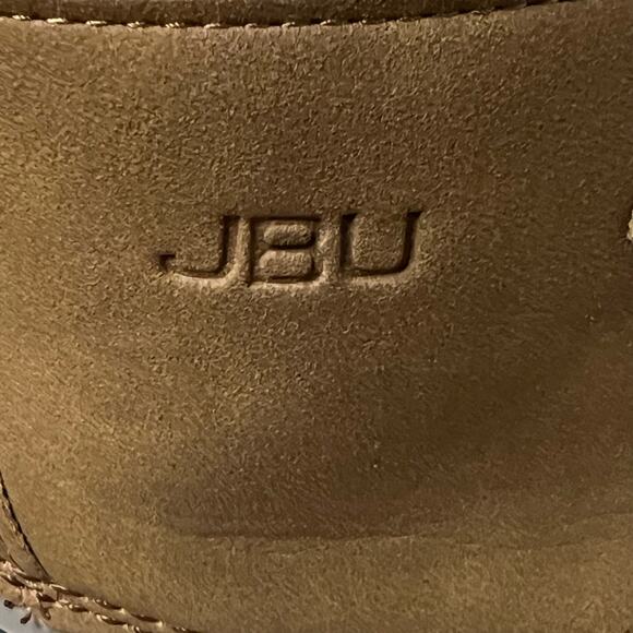 JBU by Jambu Nala Women's Size 9.5M Duck Rain Boots Lace Up Waterproof Navy/Tan - Picture 8 of 11